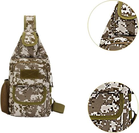 حقيبة حبال Crossbody حقيبة للرجال ، حقيبة حبال التزلج على التزلج ، ودقة نهارية خفيفة الوزن للتنزه في السفر in Saudi Arabia