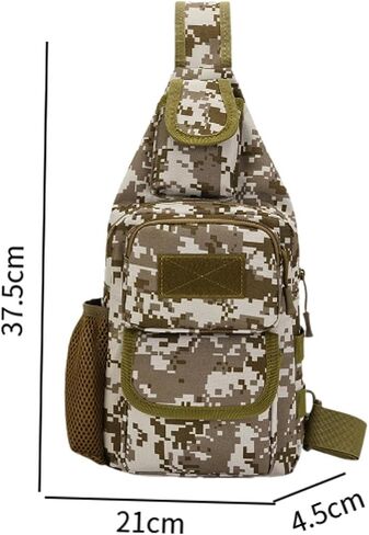 حقيبة حبال Crossbody حقيبة للرجال ، حقيبة حبال التزلج على التزلج ، ودقة نهارية خفيفة الوزن للتنزه في السفر in Saudi Arabia