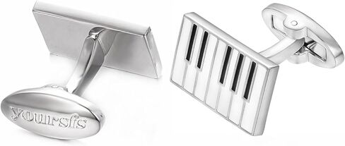 Yoursfs أزرار أكمام للرجال مضحك الفولاذ المقاوم للصدأ أزرار أكمام الجدة هدية الزفاف للرجال أزرار أكمام مجوهرات الأزياء in Kuwait