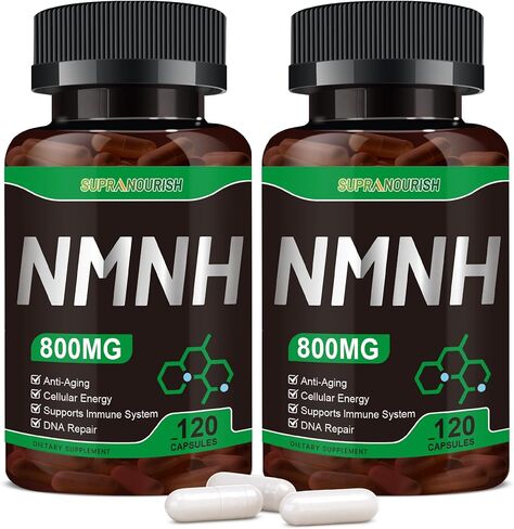 Pure NMNH Supplement 120 Capsules - 800mg High-Purity NMNH Supplements, NAD Supplement for Boost NAD+ for Anti-Aging & Cellular Energy in Saudi Arabia
