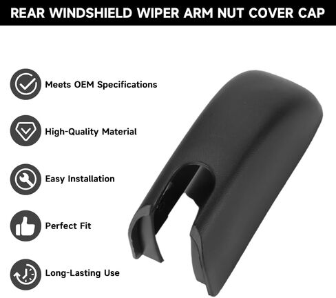 قسط غطاء جوز Arm Arm Arm Arm الخلفي لـ Chrysler Pacifica 2017-2020 لـ Dodge Journey 2010-2020 لجيب شيروكي 2014-2020 | البلاستيك المقاوم للطقس | يحل محل 68077939AA in Saudi Arabia