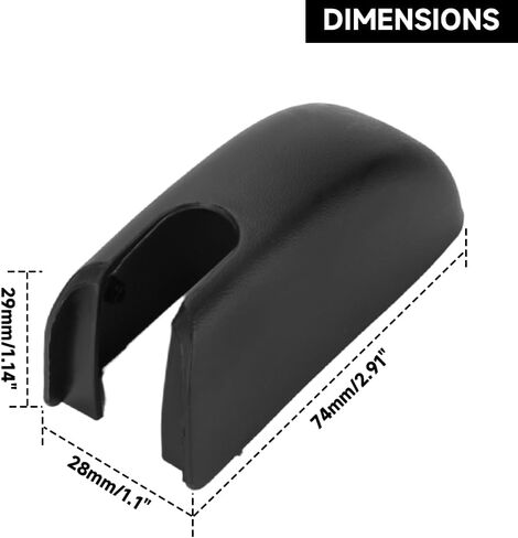 قسط غطاء جوز Arm Arm Arm Arm الخلفي لـ Chrysler Pacifica 2017-2020 لـ Dodge Journey 2010-2020 لجيب شيروكي 2014-2020 | البلاستيك المقاوم للطقس | يحل محل 68077939AA in Saudi Arabia