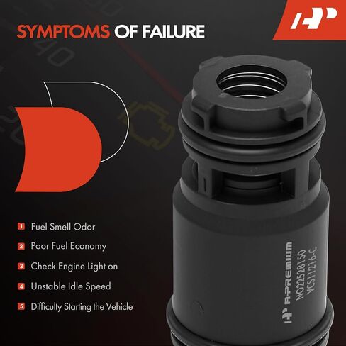 A-Premium Vapor Canister Vent Vent Valve متوافق مع Ford F-150 ، Explorer ، Escape ، Fusion ، Focus ، Edge ، Transit ، Mustang ، Fiesta ، E-Series ، Ranger ، Flex ، EcoSport & Lincoln Mkx & Mercury in Kuwait