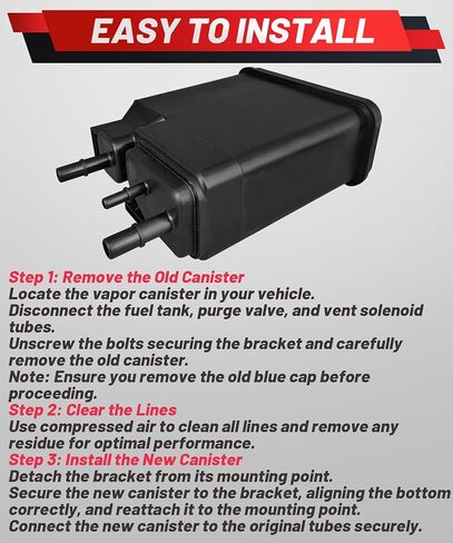 911-095 Vapor Evap Charcoal Canister Compatible with Chevrolet Silverado 1500 Chevy Express GMC Savana 3500 4500 Sierra 1500 Workhorse W42 W62 2004-2019 Evap Charcoal Canister 12569373 15137021 in Kuwait
