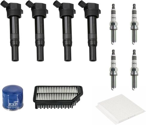 Ignition Coils Spark Plugs Filters Tune Up Replacement Parts For Hyundai Elantra 2012 2013 2014 2015 2016 1.8L in Saudi Arabia