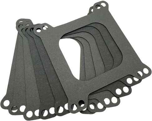 6 Pack Carburetor Base Gaskets Open 4 BBL 1/16" Thick Compatible with Holley SBC BBC 350 Engines in Saudi Arabia