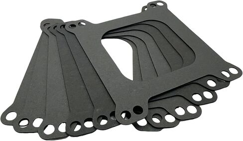 6 Pack Carburetor Base Gaskets Open 4 BBL 1/16" Thick Compatible with Holley SBC BBC 350 Engines in Saudi Arabia
