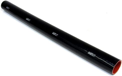 HPS (HTST-3F-075-BLK) Black 3/4" x 3' Long Straight Silicone Hose Coupler Tube in Saudi Arabia