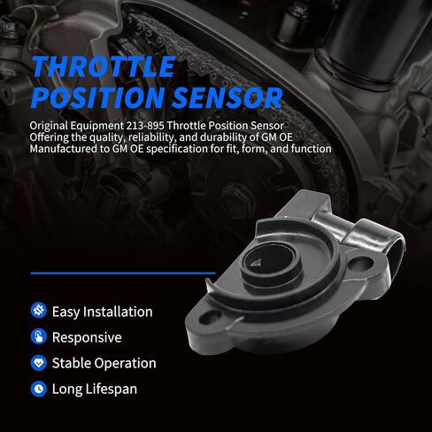 HiSport 213-895 TPS6009 Throttle Position Sensor Compatible with Chevy Astro Blaze C1500 C2500 G10 G20 G30 P30 S10 K1500 K2500 K3500 1991 1992 1993 1994 1995 in Saudi Arabia
