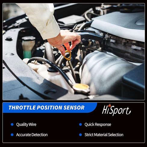 HiSport 213-895 TPS6009 Throttle Position Sensor Compatible with Chevy Astro Blaze C1500 C2500 G10 G20 G30 P30 S10 K1500 K2500 K3500 1991 1992 1993 1994 1995 in Saudi Arabia