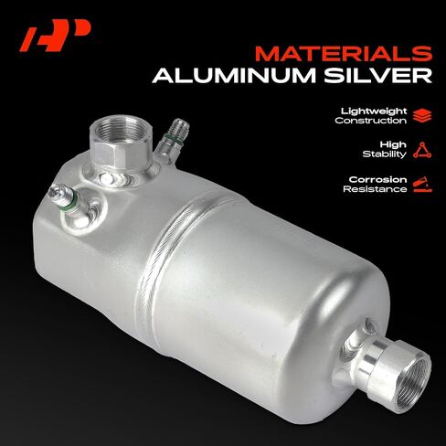 A-Premium Aluminum Air Conditioning A/C Receiver Drier Compatible with Chevrolet Malibu, Camaro, Corvette & Buick Regal, Century, Electra & GMC Caballero, Sprint & Oldsmobile 98 & Cadillac DeVille in Saudi Arabia