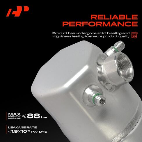 A-Premium Aluminum Air Conditioning A/C Receiver Drier Compatible with Chevrolet Malibu, Camaro, Corvette & Buick Regal, Century, Electra & GMC Caballero, Sprint & Oldsmobile 98 & Cadillac DeVille in Saudi Arabia