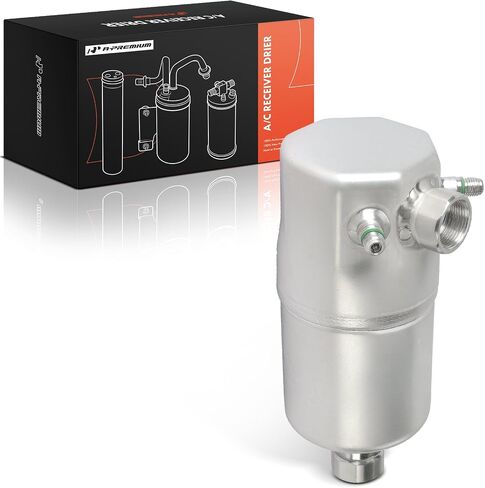A-Premium Aluminum Air Conditioning A/C Receiver Drier Compatible with Chevrolet Malibu, Camaro, Corvette & Buick Regal, Century, Electra & GMC Caballero, Sprint & Oldsmobile 98 & Cadillac DeVille in Saudi Arabia