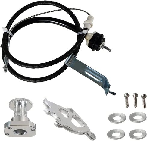 Clutch Cable Kit, Triple Hook Clutch Quadrant, Firewall Adjuster Kit, Clutch Quadrant, Compatible with Ford Mustang GT 1996-2004 in Saudi Arabia