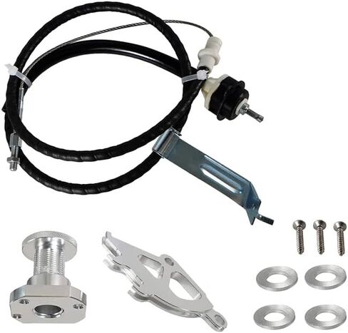 Clutch Cable Kit, Triple Hook Clutch Quadrant, Firewall Adjuster Kit, Clutch Quadrant, Compatible with Ford Mustang GT 1996-2004 in Saudi Arabia