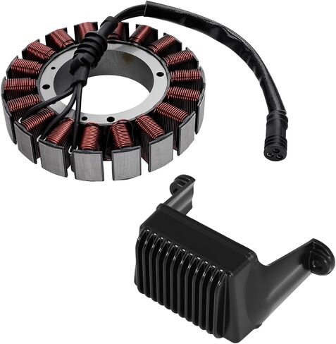 TCMT Voltage Rectifier Regulator Magneto Generator Stator Coil Fit For Harley Road King Road Glide Street Glide Electra Glide 1450 2006-2008 1584 2007-2008 in Saudi Arabia