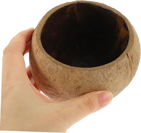 Coconut Shell Candle Cup Large Soy Wax Container Natural Coconut Shell Creative Decorative Candle Holder for Home Decor in Kuwait