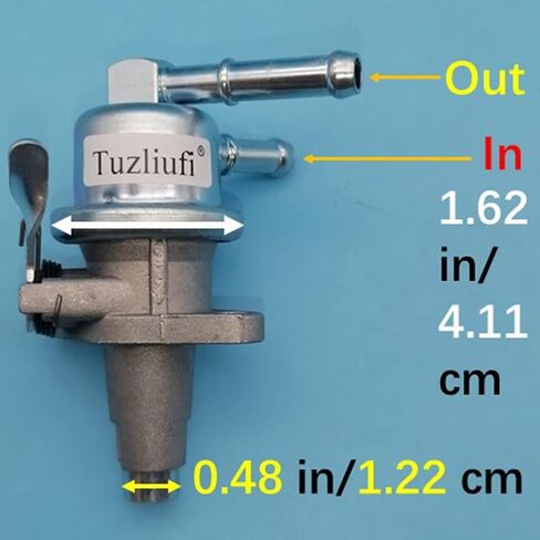 Fuel Pump Feed Lift Transfer Injection Compatible with Kubota 17539-52030 D1403 D1503 D1703 D1803 V1903 V2003 V2203 V2403 V2203-E2B V2403-M-DI-E2B D1703-M D1703-M-DI D1803-M Engines Z828 in Saudi Arabia