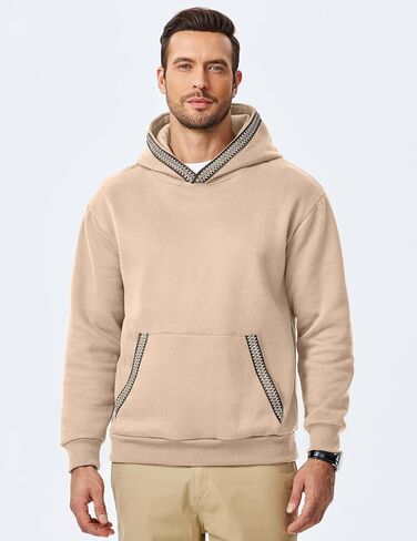JMIERR Mens Hoodies Pullover Casual Cotton Fleece Hooded Sweatshirts Long Sleeve Shirts in Saudi Arabia