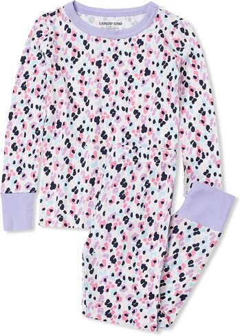 Lands' End Kids Pattern Snug Fit Pajama Set in Saudi Arabia