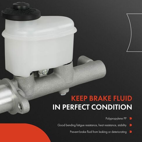 A -Premium Brake Master Cylinder مع خزان ومستشعر متوافق مع مركبات Toyota - Tacoma 2001 2002 2003 2004 in Saudi Arabia