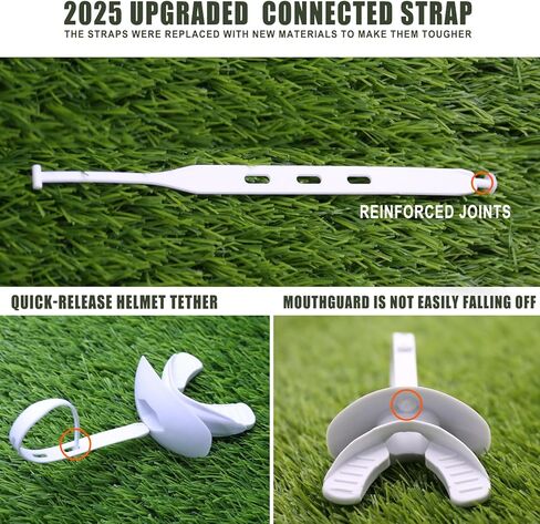 Gy Football Mouth Guard Football Mouthpiece, Mouthguard with Strap for Hockey/Lacrosse/Wrestling/Boxing/Basketball, Fits Adults/Youth/Kids 11+ (Black) in Kuwait