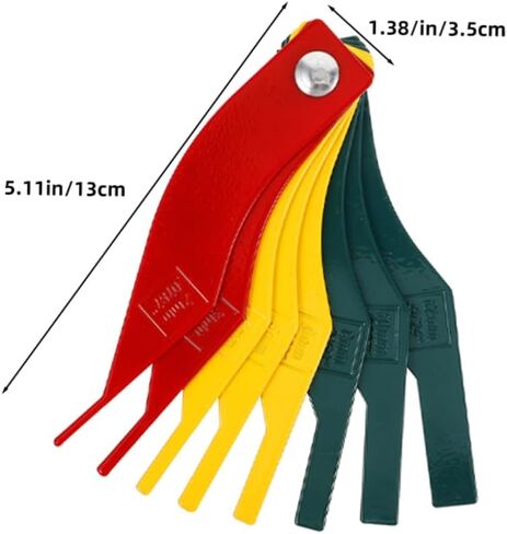 2pcs أداة قياس الصلب الدائمة لقياس عمق الفرامل الدقيق سهل الاستخدام لصيانة السيارات السريعة ومحسّنة السلامة in Kuwait