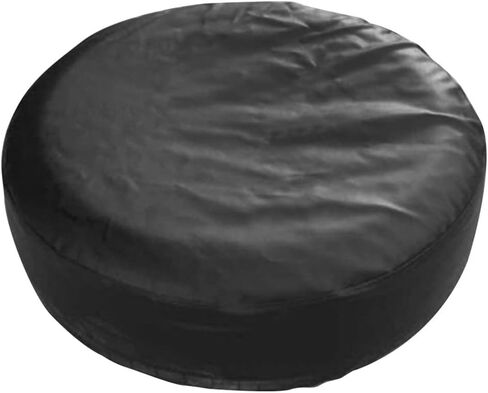 31-33 Inches PU Leather Spare Tire Cover Black Universal Fit for Jeep, Trailer, RV, SUV, Truck and Many Vehicle Camper Wheel, Weatherproof Tire Protectors in Saudi Arabia