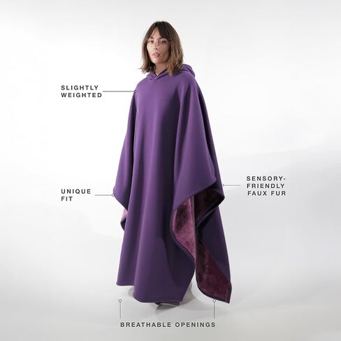 Eden Hoodie - Our Oversized Weighted Cloak Hoodie comforts you anywhere - With Soft Faux Fur to feel like a Wearable Blanket in Saudi Arabia