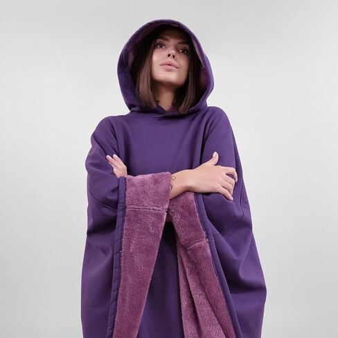 Eden Hoodie - Our Oversized Weighted Cloak Hoodie comforts you anywhere - With Soft Faux Fur to feel like a Wearable Blanket in Saudi Arabia