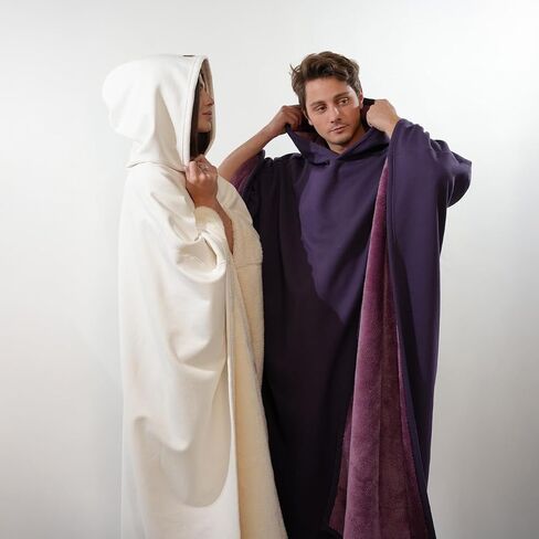 Eden Hoodie - Our Oversized Weighted Cloak Hoodie comforts you anywhere - With Soft Faux Fur to feel like a Wearable Blanket in Saudi Arabia