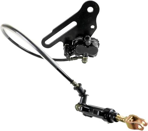 Rear Hydraulic Brake Caliper Master Cylinder Assembly with Pads for 125cc-250cc Dirt Bikes Pit Bikes Motorcycle Apollo SSR Taotao -Fits 16"-18" Rear Wheels in Saudi Arabia