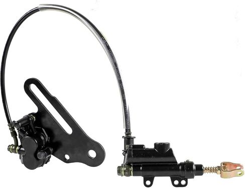 Rear Hydraulic Brake Caliper Master Cylinder Assembly with Pads for 125cc-250cc Dirt Bikes Pit Bikes Motorcycle Apollo SSR Taotao -Fits 16"-18" Rear Wheels in Saudi Arabia