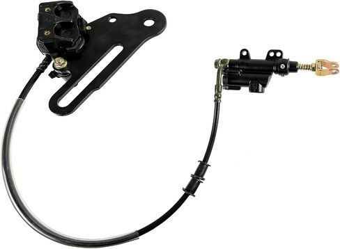 Rear Hydraulic Brake Caliper Master Cylinder Assembly with Pads for 125cc-250cc Dirt Bikes Pit Bikes Motorcycle Apollo SSR Taotao -Fits 16"-18" Rear Wheels in Saudi Arabia