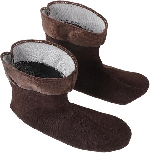 Sosoport Men Sock Liners for Hiking Warm Boot Liners Winter Boot Inserts Plush Lining Rain Inserts Removable in Saudi Arabia