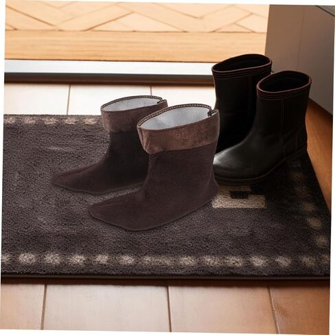 Sosoport Men Sock Liners for Hiking Warm Boot Liners Winter Boot Inserts Plush Lining Rain Inserts Removable in Saudi Arabia