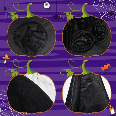 Purple Witch Hat Women, Witches Hat, Halloween Witch Hats for Party Men Adult Girls Costume Cosplay Velvet Witch Hat with Soft Lace Mesh Rose Flower and Feather in Saudi Arabia