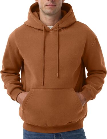 Sailwind Men's Cotton Hooded Sweatshirt Casual Long Sleeve Pullover Hoodies Drawstring Collar Kanga Pocket Fashion Shirts in Saudi Arabia