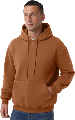 Sailwind Men's Cotton Hooded Sweatshirt Casual Long Sleeve Pullover Hoodies Drawstring Collar Kanga Pocket Fashion Shirts in Saudi Arabia