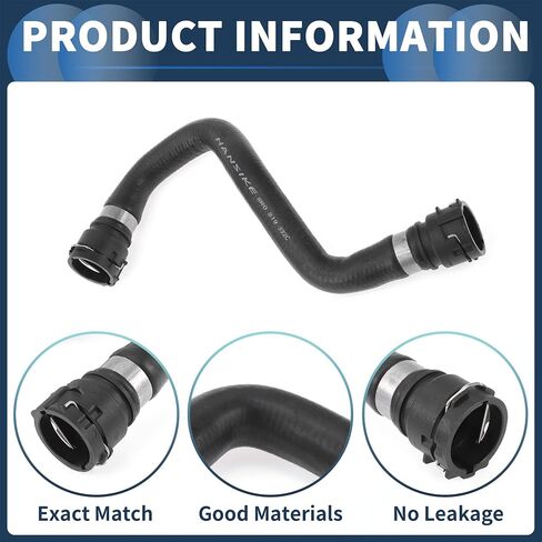 Radiator Hose Heater Hose No.8R0819332C for Audi Q5 2.0L 2013-2017 Black Rubber 1 Pc Warm Air Inlet Pipe Good Sealing in Saudi Arabia