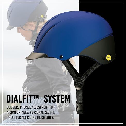 Troxel Spirit MIPS Duratec Horseback Riding Helmet Black M in Kuwait