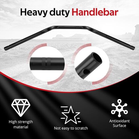 JAVIK Handlebar Compatible with Honda 2008-2024 Recon 250 TRX250 TE T_M OEM# 53100-HM8-B60 53100-HS0-AF0 in Saudi Arabia