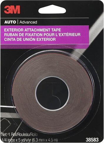 3M 38582 1/4" x 5' Exterior Attachment Tape (24 Pack) in Saudi Arabia