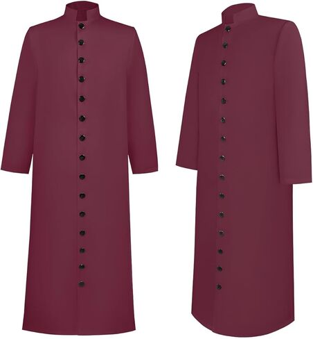 رداء رجال الدين الطويل للرجال للرجال كاهن الكنيسة القس كاسوك رداء الثياب وزير وزير منبر الوزير in Kuwait