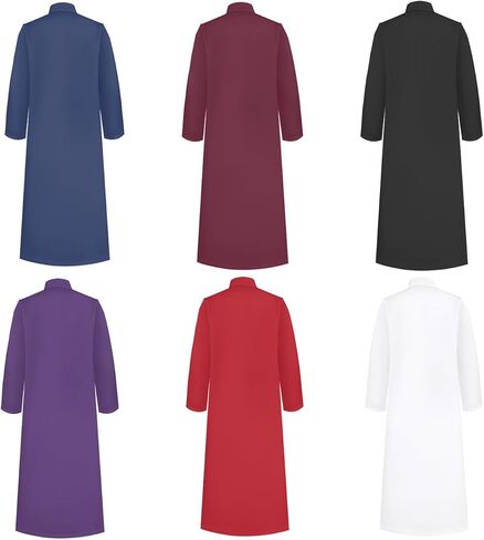 رداء رجال الدين الطويل للرجال للرجال كاهن الكنيسة القس كاسوك رداء الثياب وزير وزير منبر الوزير in Kuwait