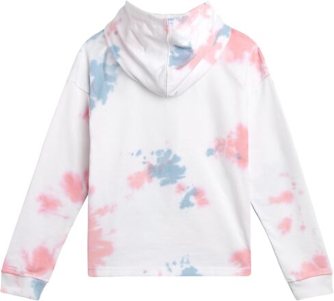 Fila Girls Hoodies - Soft Cozy Cotton Blend Tie Dye Pullover Graphic Hoodies for Girls - Casual Fashion Kids Sweatshirts in Saudi Arabia