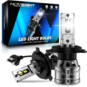 مصابيح الضباب NOVSIGHT 881 LED، 6500K أبيض، 60W 13000LM مشرق 889 898 886 896 894 مصابيح الضباب، التوصيل والتشغيل استبدال التبريد السريع، IP68 مقاوم للماء، حزمة من 2 in Saudi Arabia