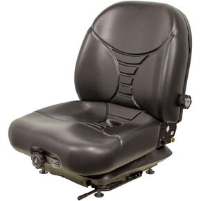Milsco V5300 فينيل الأسود ومقعد التعليق الميكانيكي مع تصاعد 11.25 "× 11" in Kuwait