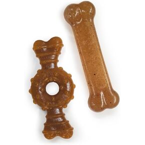 Nylabone Puppy Chew Toy - Puppy Chew Toys for Teething - Puppy Supplies - Chicken Flavor, Small (1 Count) in Saudi Arabia