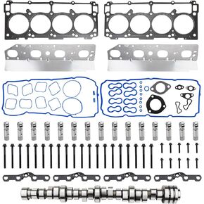 MDS 5.7L V8 HEMI عمود الحدبات طقم مع مجموعة حشد رأس المحرك لدودج رام 1500 V8 2009-2015 استبدال 53021726AC ، 53021726AD ، 53021726AE ، 53021726AC ، 53021726AD ، 530217AE ، HS26423PT in Kuwait